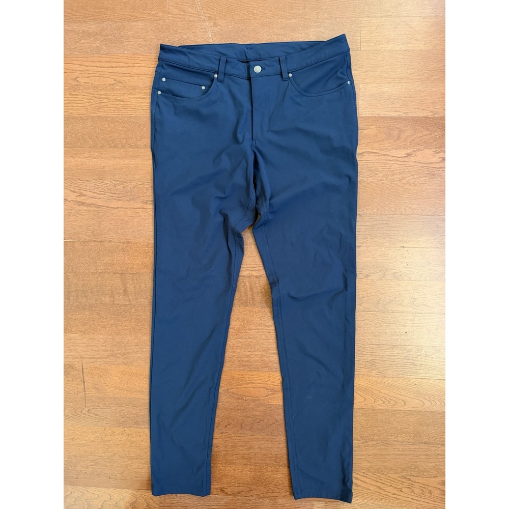 Lululemon Pants Mens 33x33 ABC Navy Blue Stretch Classic Athleisure Chino